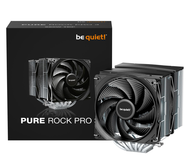 BE QUIET! Pure Rock Pro 3 Silver 2x120mm - 1325590 - zdjęcie